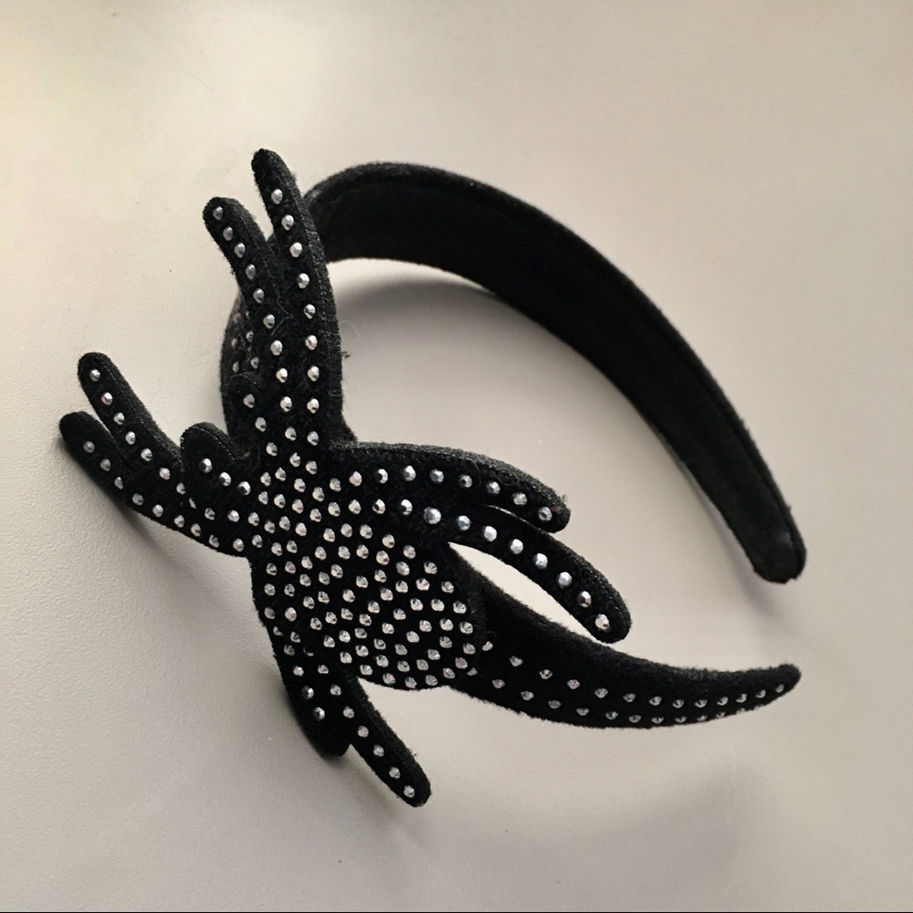 Halloween Spider 🕷 Felt Headband w/ Silver Brads
